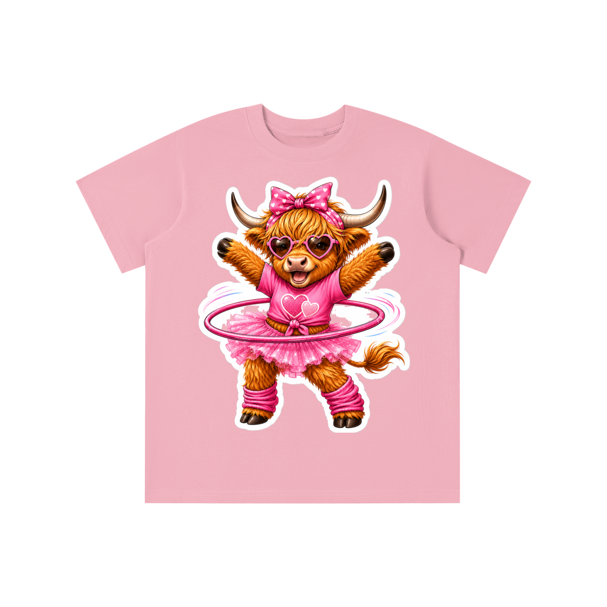 Iris' Houla Hooping Cow Essential Kids' T-shirt