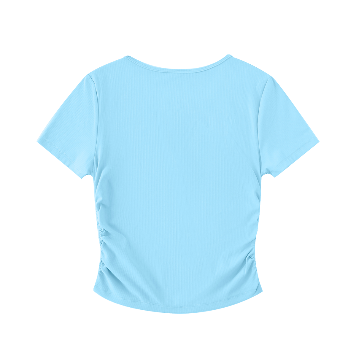 Second Chance Ruched Bodycon Crop Top