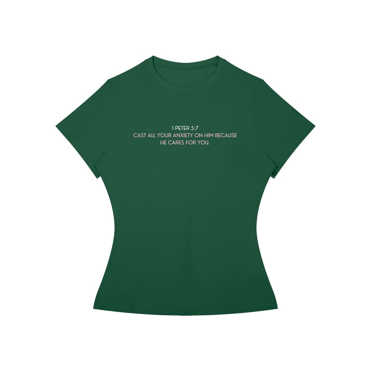 Cast Your Anxiety On Him Women’s Slim Fit Performance T-Shirt
