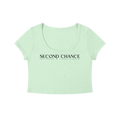 Second Chance Solid Color Slim Crop T-Shirt