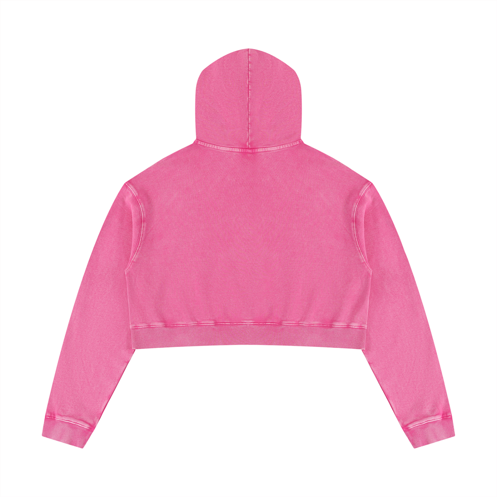 HOPE Women’s Mineral Washed Crop Hoodie