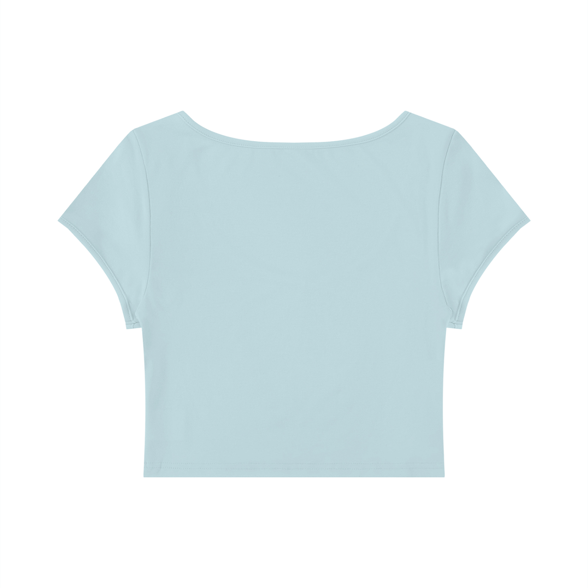 Second Chance Slim Cap Sleeve Crop T-Shirt