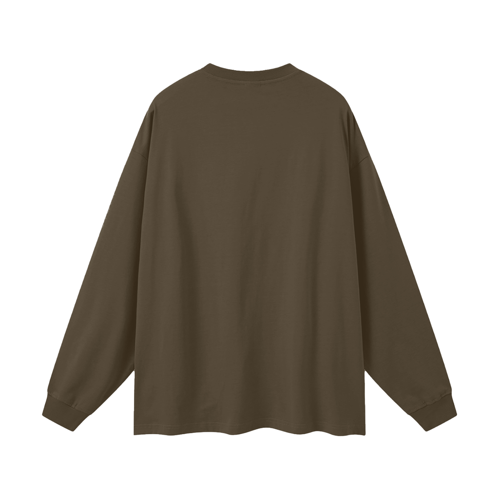 Cast Your Anxiety On Him Oversized Unisex Long Sleeve T-Shirt