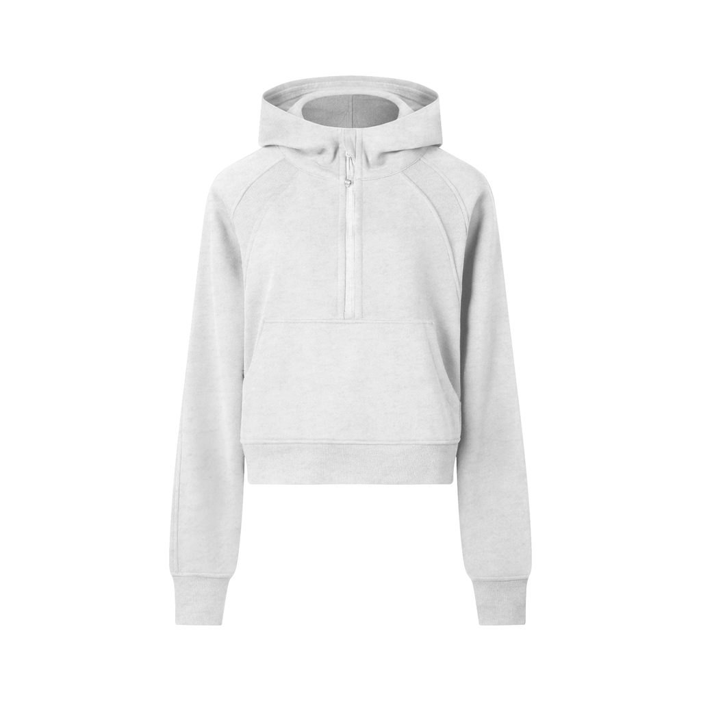 Connie's Cropped Half-Zip Hoodie