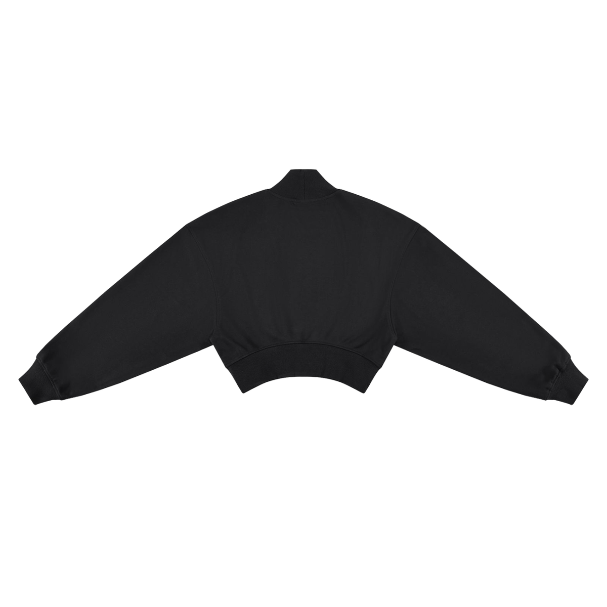 Linda's Say What You Mean Women's Crop Mock Neck Sweatshirt