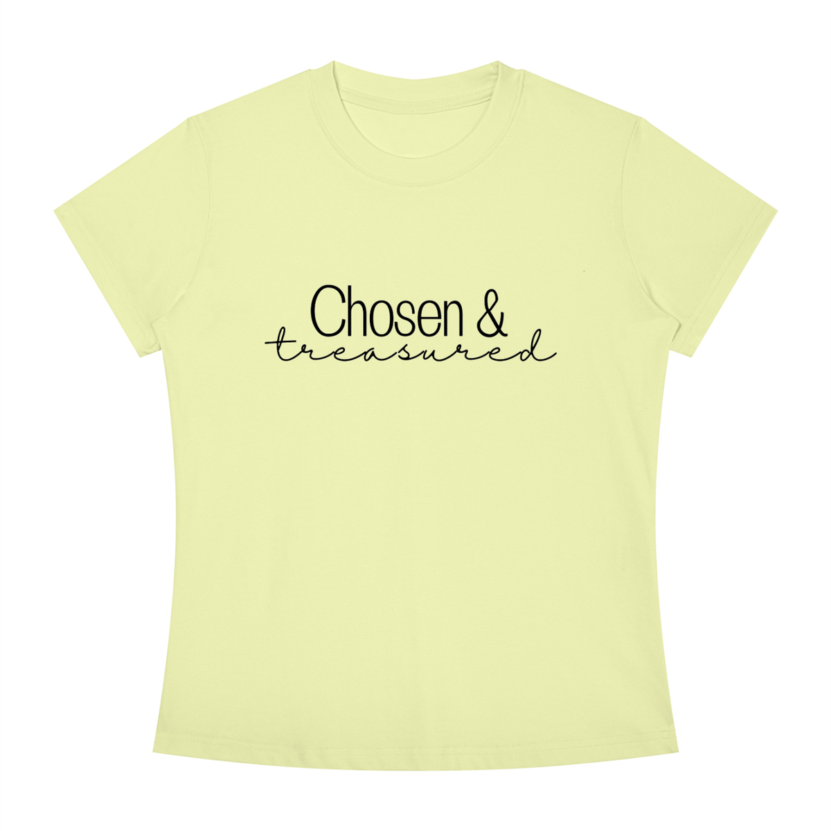 Chosen & Treasured Women's Slim Fit Crewneck T-Shirt