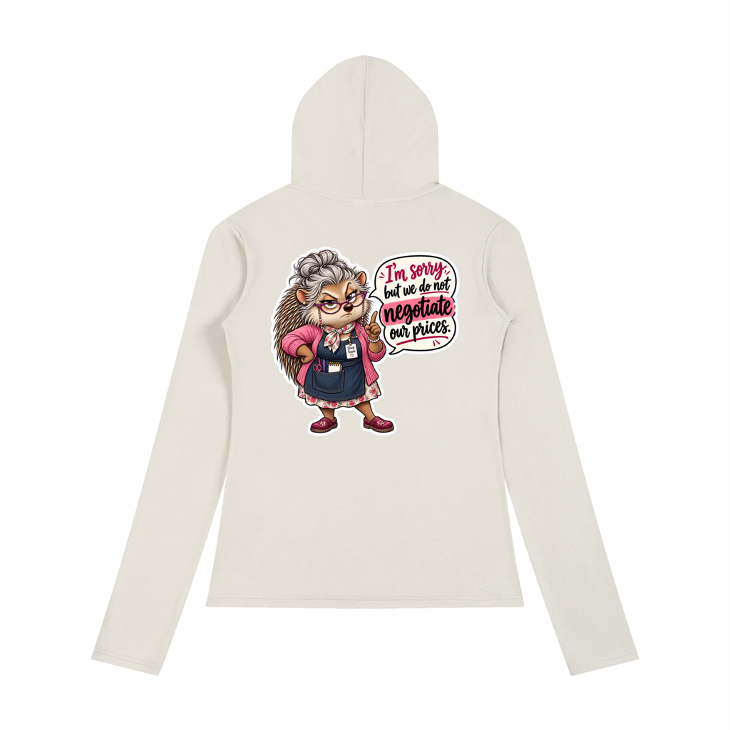 Reta's Slim Half-Button Long Sleeve T-Shirt