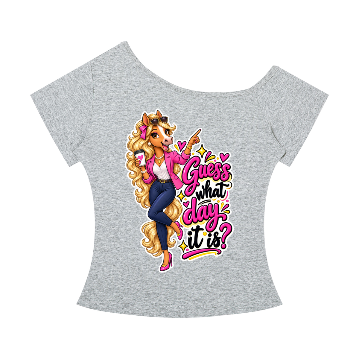 Kellie’s Off-the-Shoulder T-Shirt