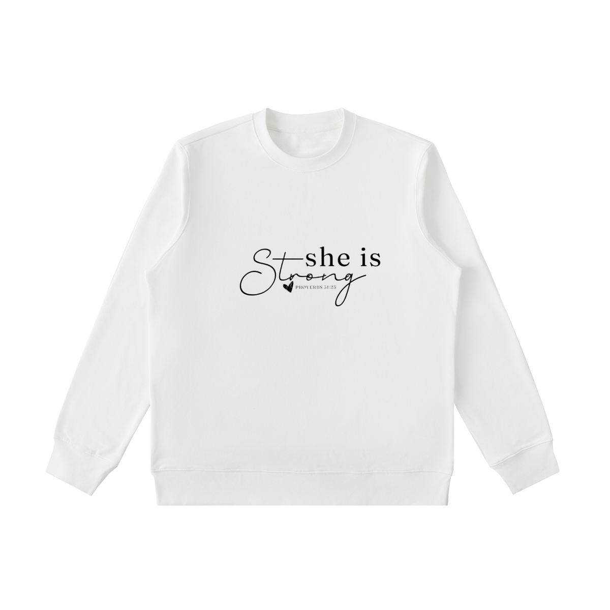 She is Strong Essential Heavyweight Crewneck  Sweatshirt