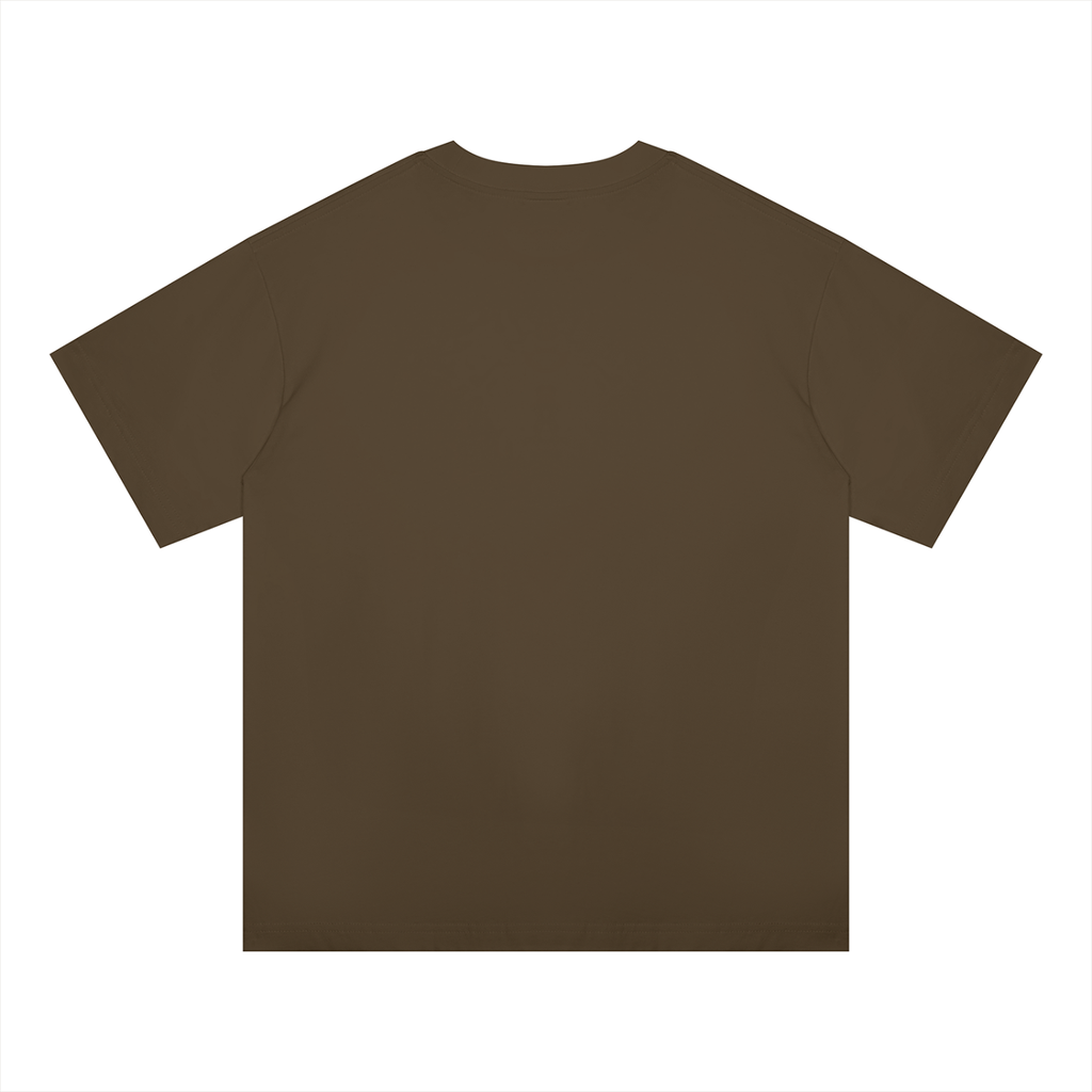 Men's Wooden Cross Oversized Drop Shoulder T-Shirt