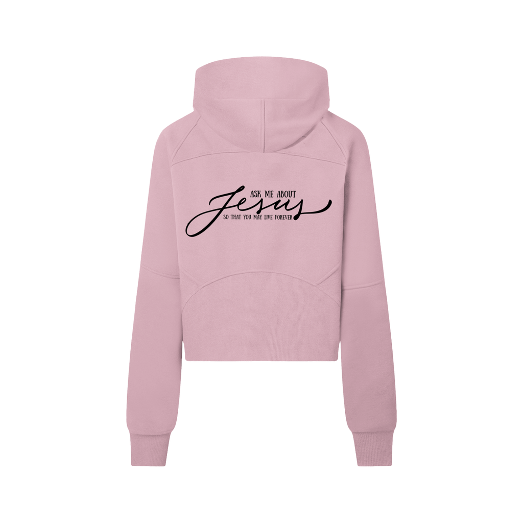 Cropped Half-Zip Hoodie