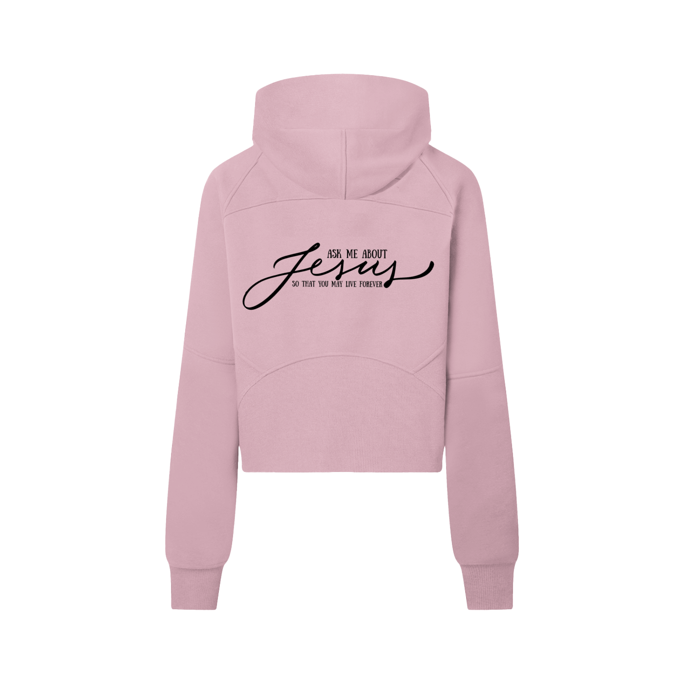 Cropped Half-Zip Hoodie