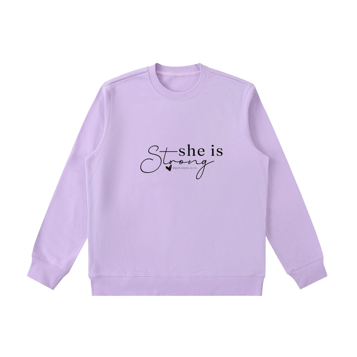 She is Strong Essential Heavyweight Crewneck  Sweatshirt