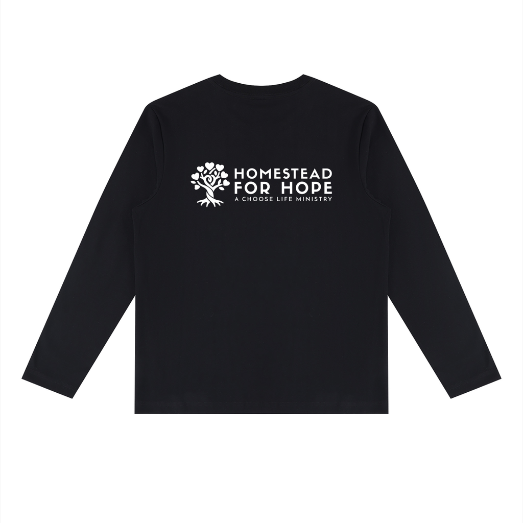 Choose Life Ministry Unisex Heavyweight Long Sleeve T-Shirt