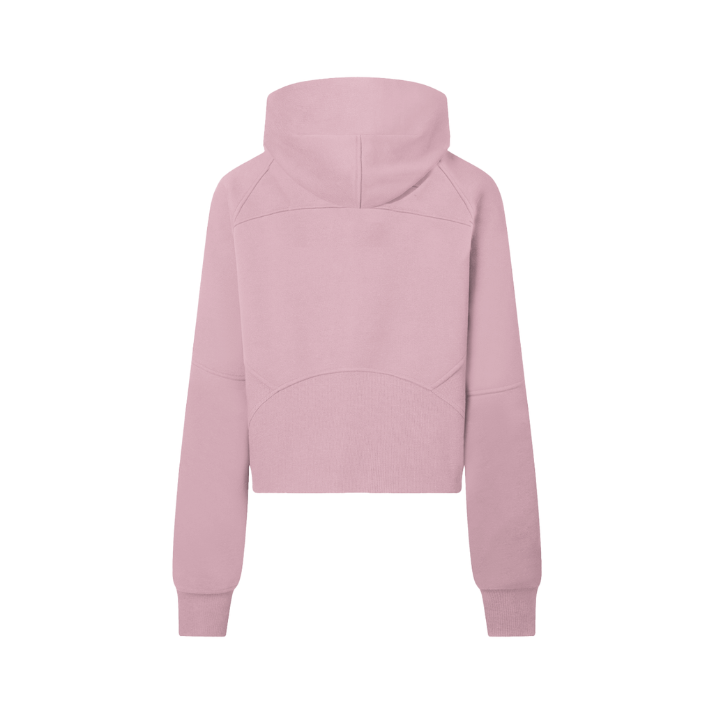 Fueled by Grace and Coffee Cropped Half-Zip Hoodie