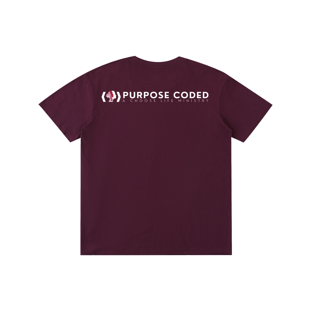 Purpose Coded Pure Cotton Unisex T-Shirt