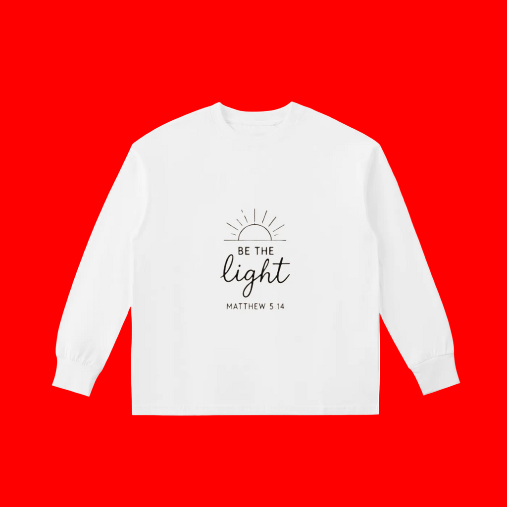 Be the Light Kids' Quick-Dry Cotton Long-Sleeve Tee