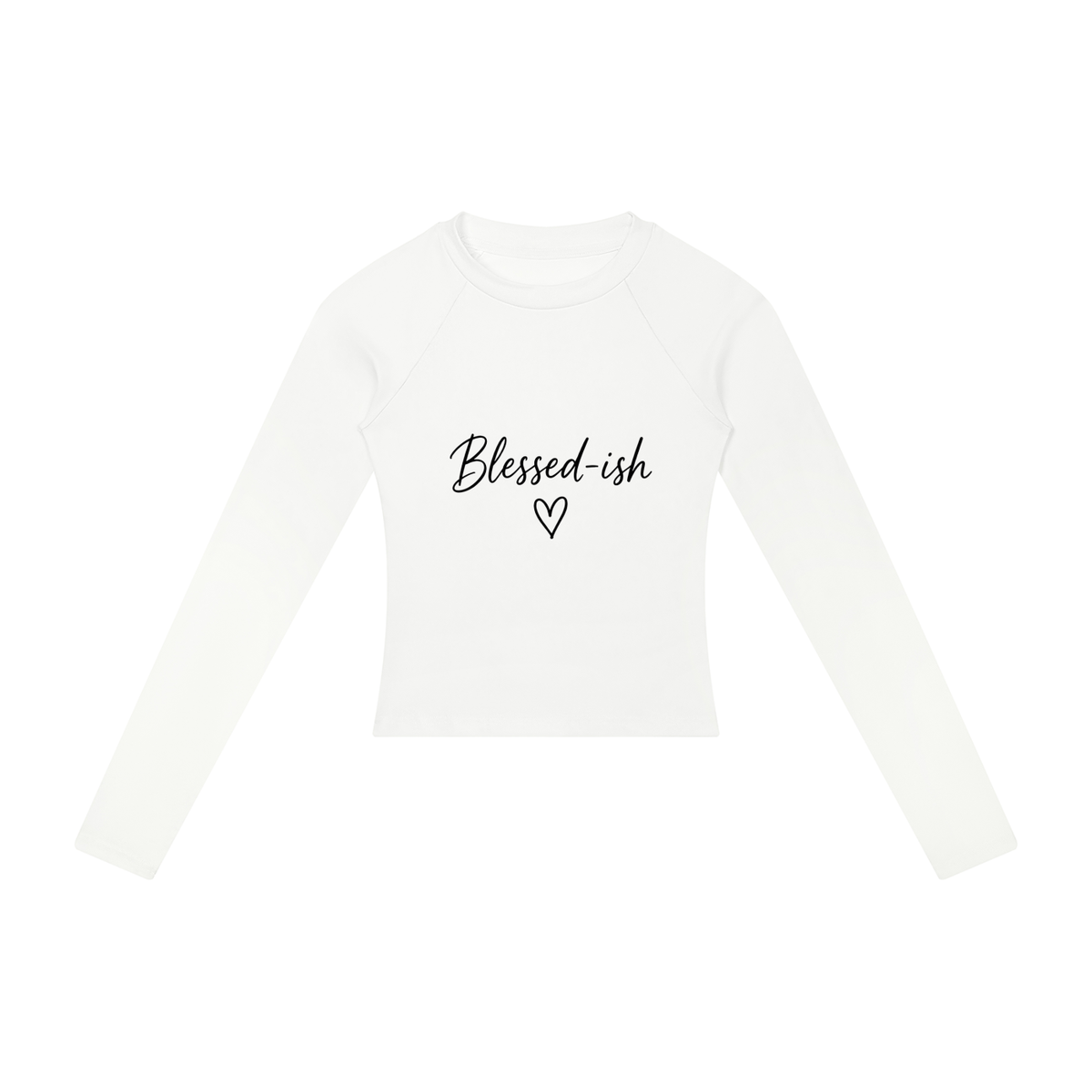 Blessed-ish Women’s Slim Raglan Long Sleeve T-Shirt