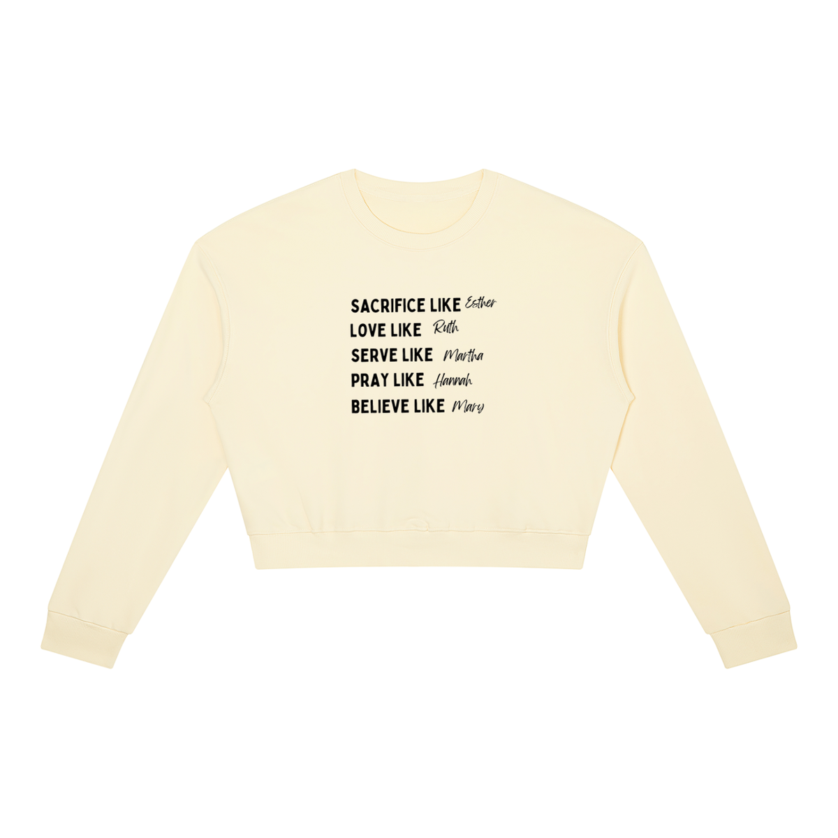 Sacrafice Like..Women's Crewneck Sweatshirt