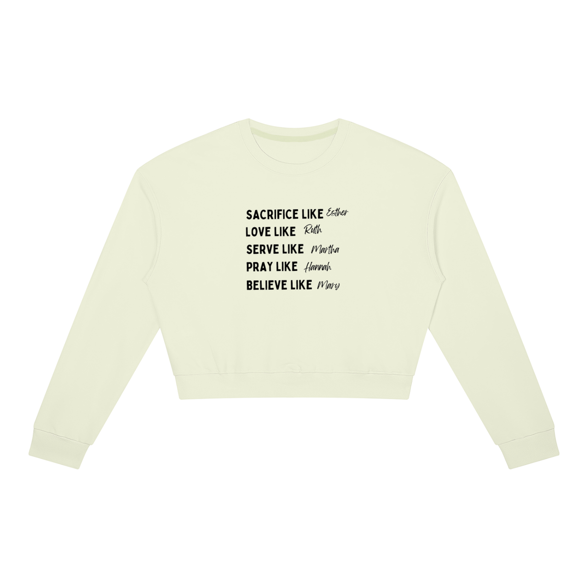 Sacrafice Like..Women's Crewneck Sweatshirt