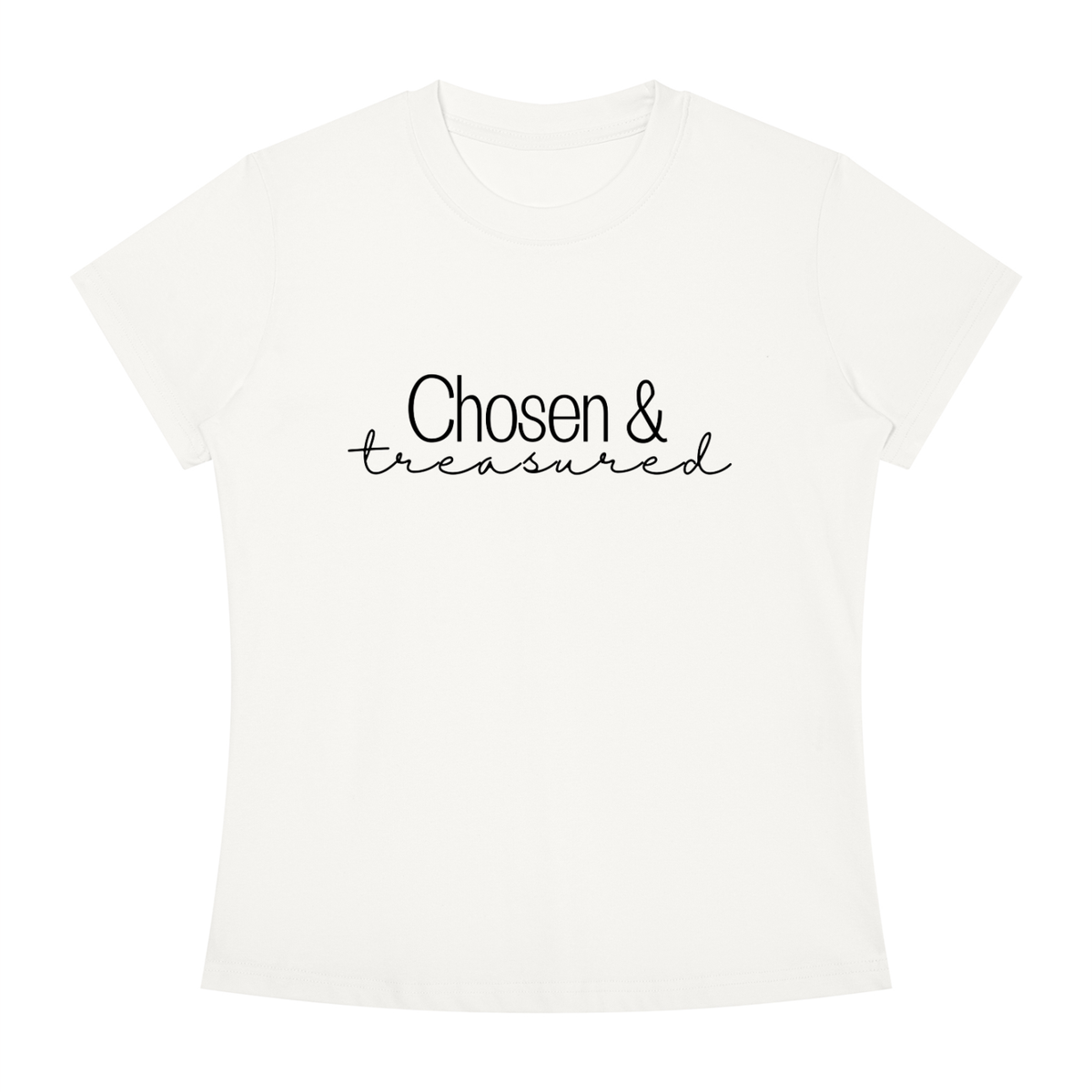 Chosen & Treasured Women's Slim Fit Crewneck T-Shirt