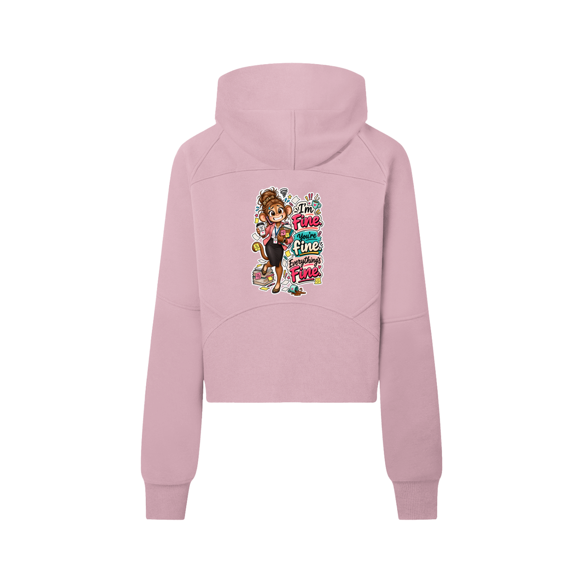 Connie's Cropped Half-Zip Hoodie