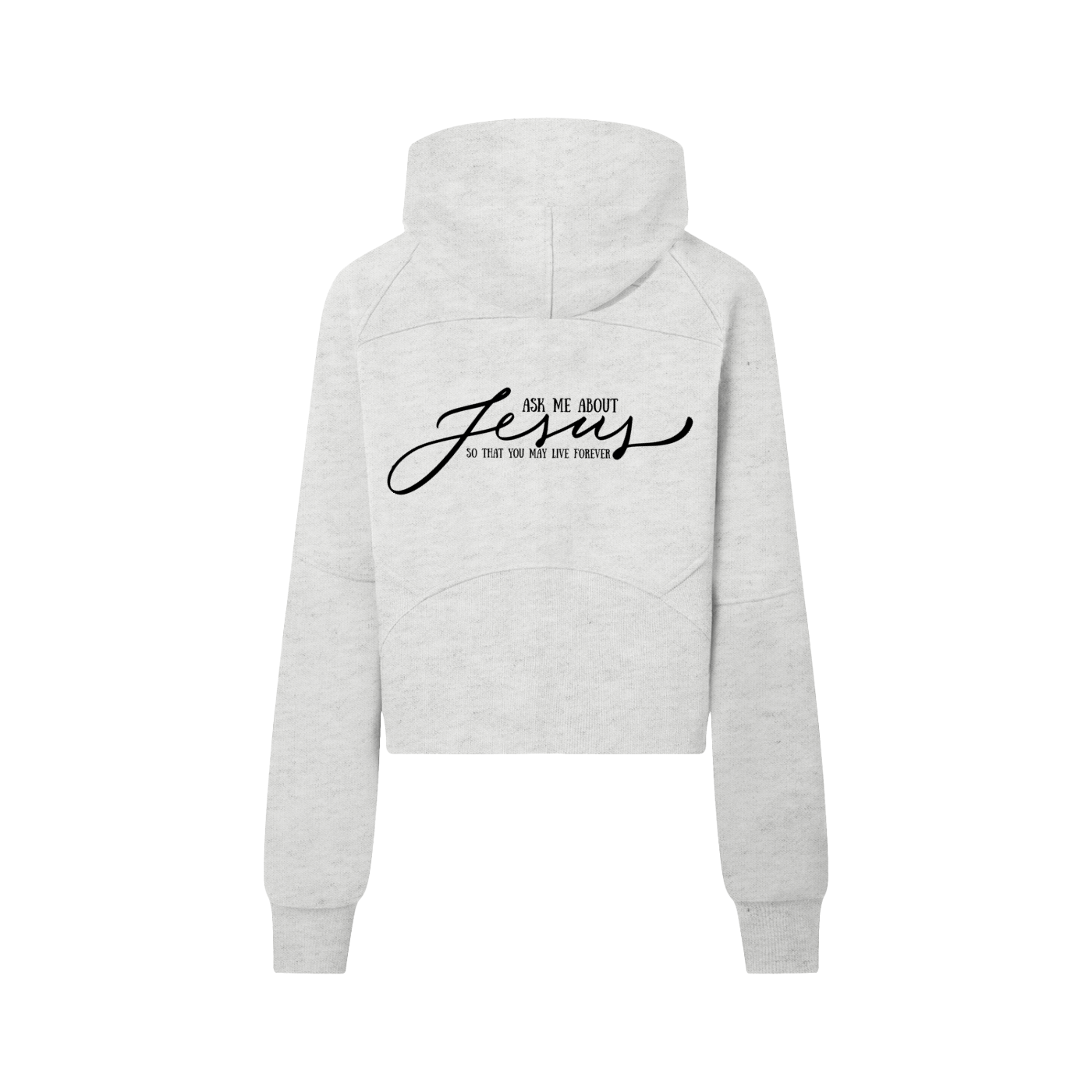 Cropped Half-Zip Hoodie
