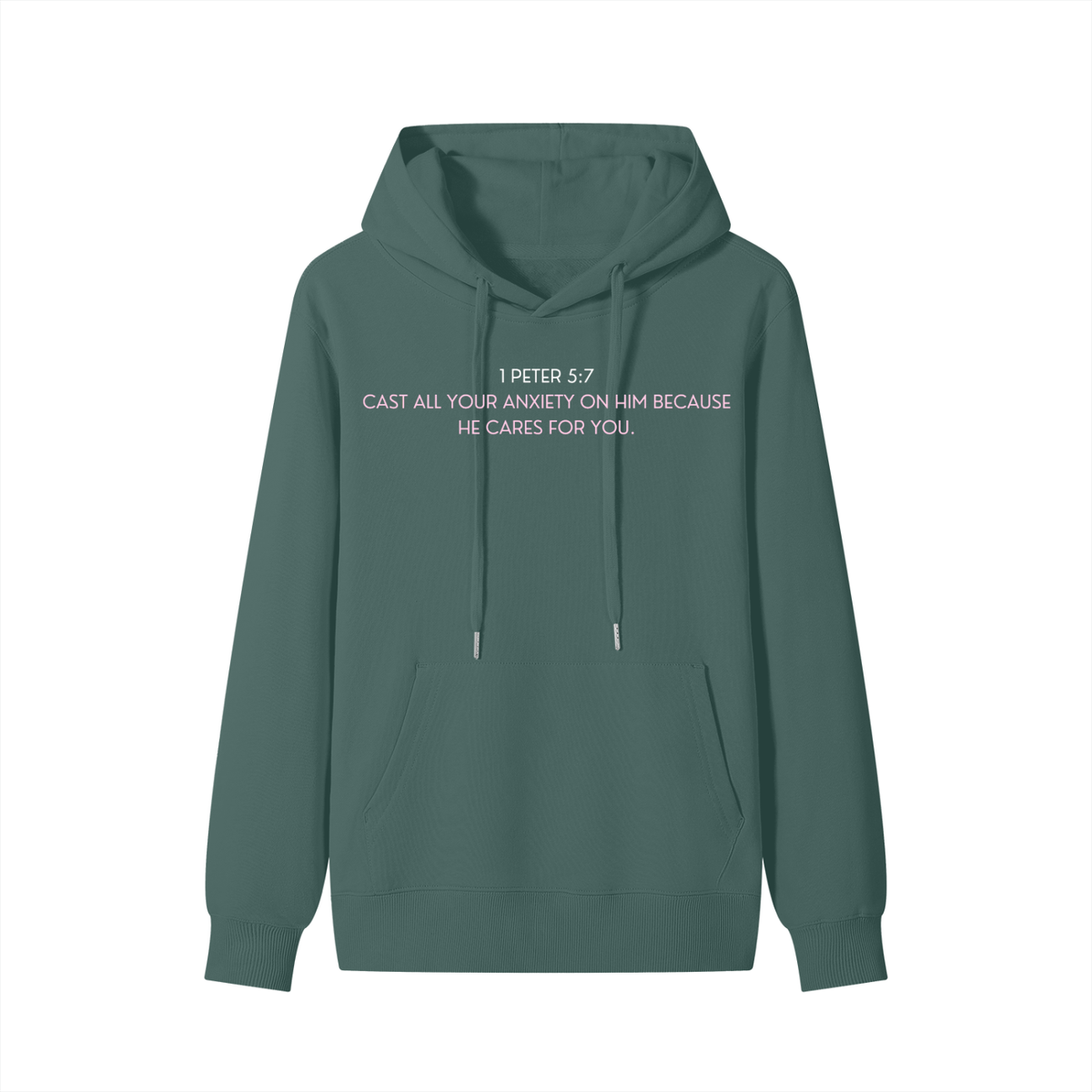 Cast Your Anxiety On Him Classic Unisex Cotton Hoodie