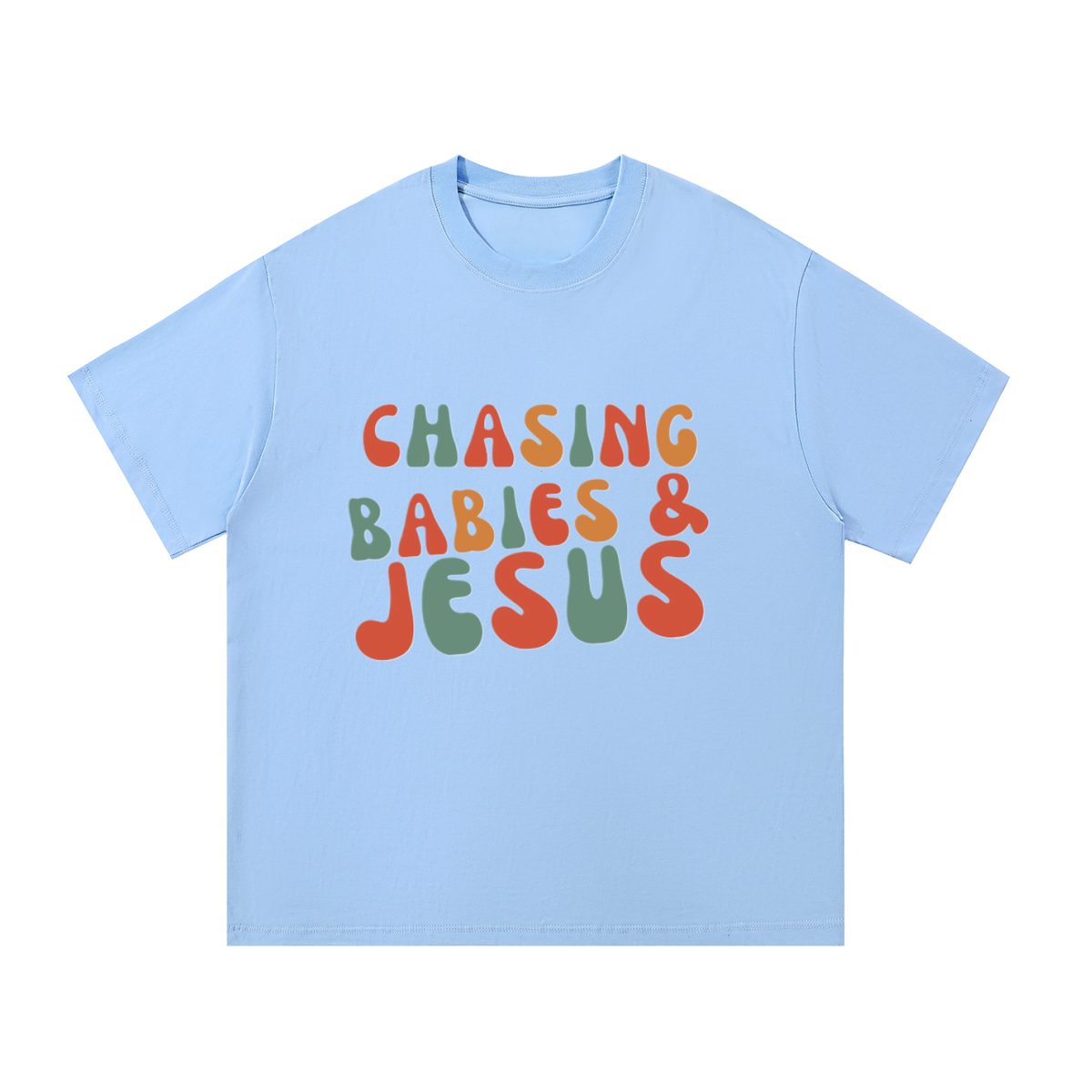 Chasing Babies & Jesus Essential Cotton T-Shirt