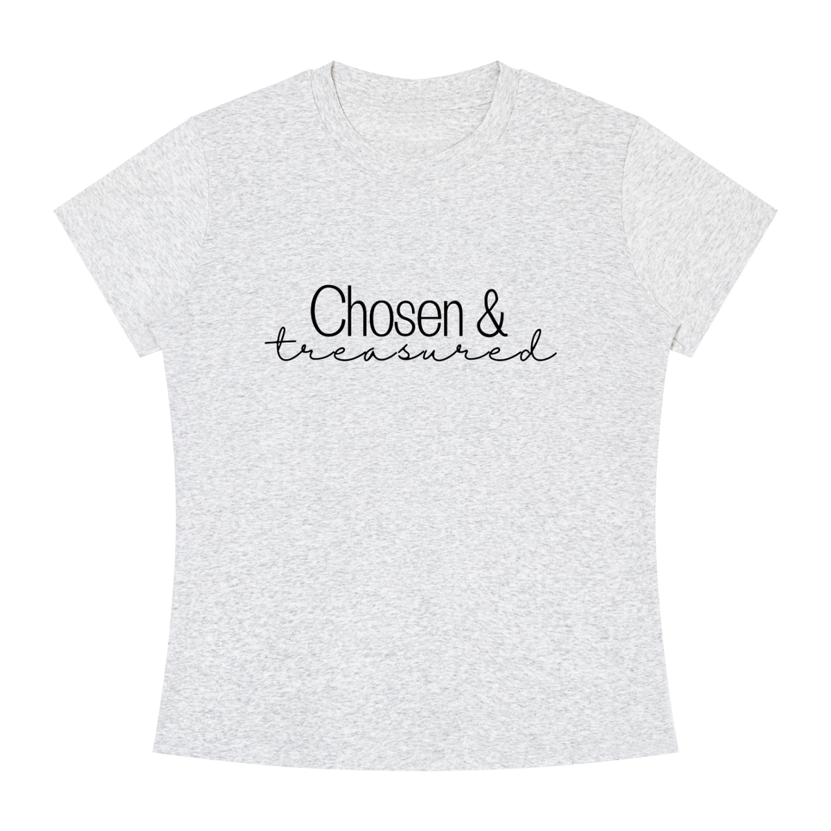 Chosen & Treasured Women's Slim Fit Crewneck T-Shirt