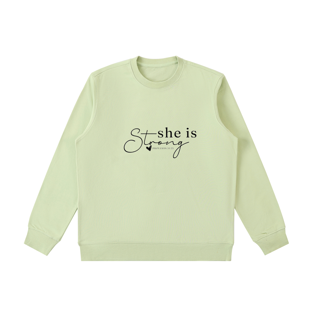 She is Strong Essential Heavyweight Crewneck  Sweatshirt