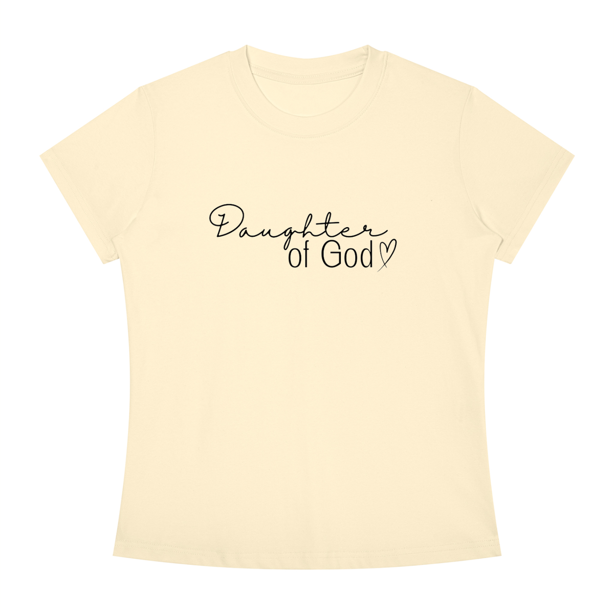 Daughter of God Women's Slim Fit Crewneck T-Shirt