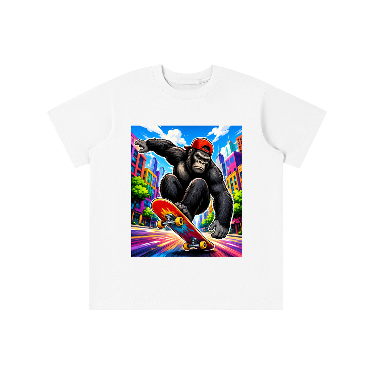Reid's Gorilla Skateboarding Essential Kids' T-shirt