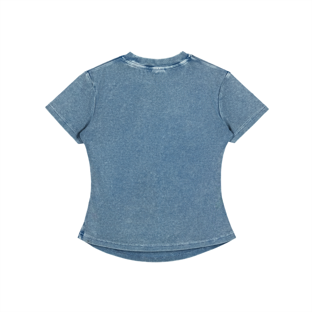 Kassie's Vintage Washed Bodycon Cotton T-Shirt