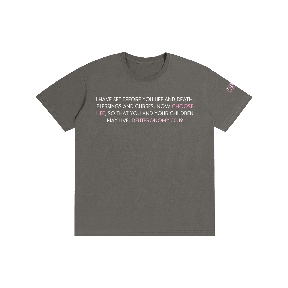 Deut 30:19 Pure Cotton Unisex T-Shirt