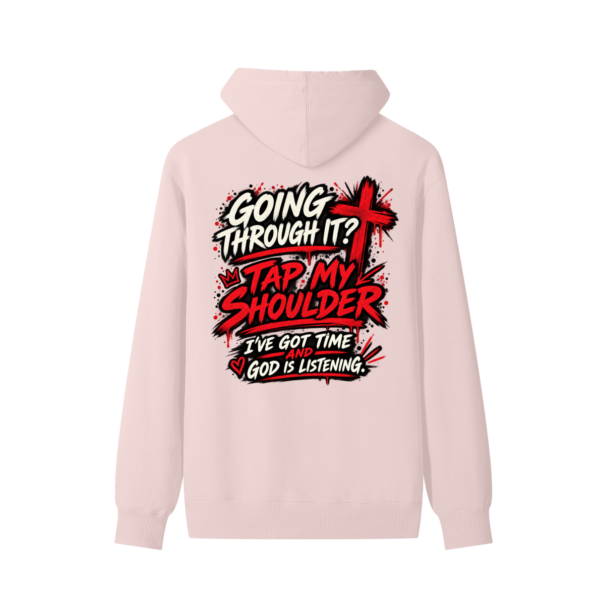 Tap My Shoulder Classic Unisex Cotton Hoodie
