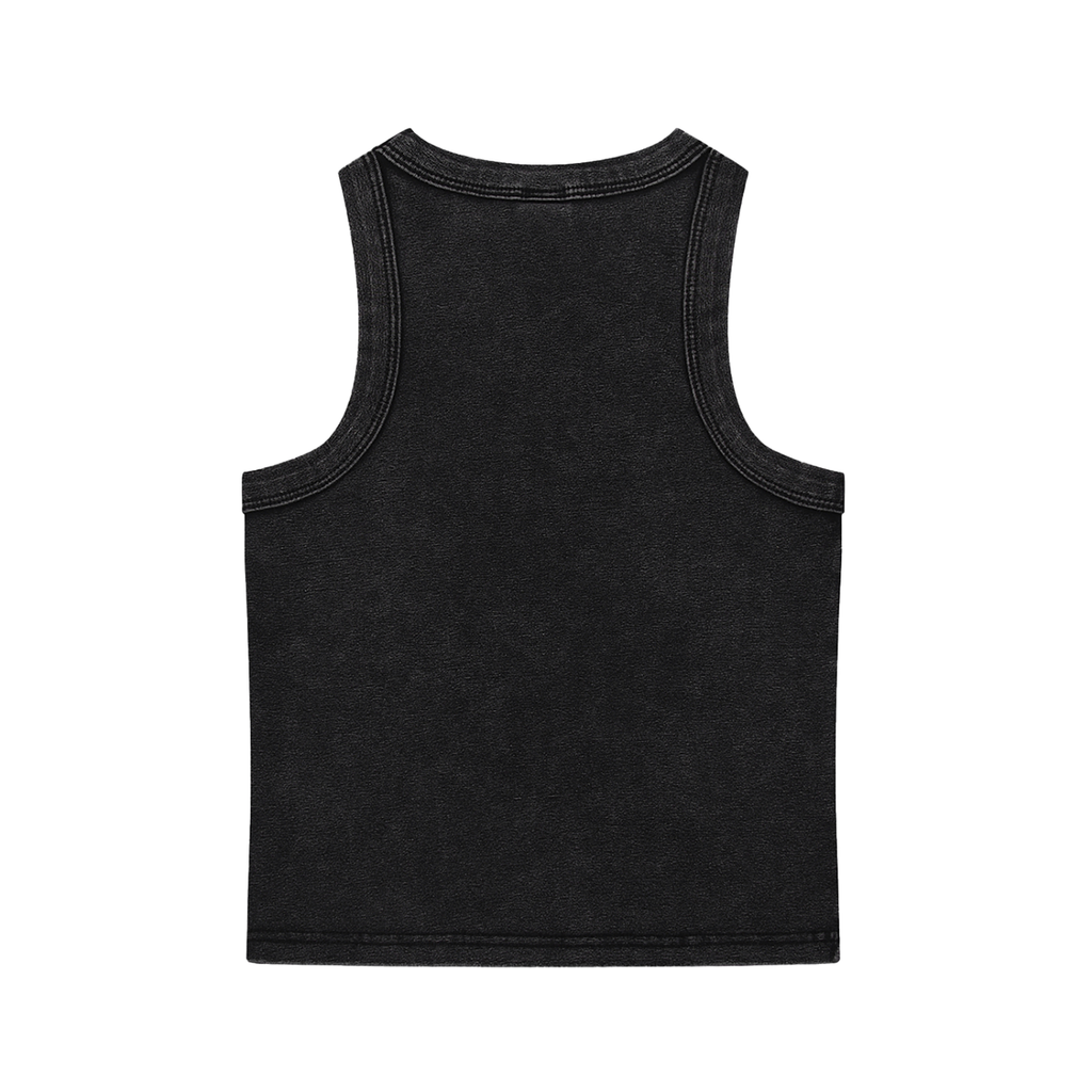 Fueled by Grace and Coffee Snow Washed Tank Top