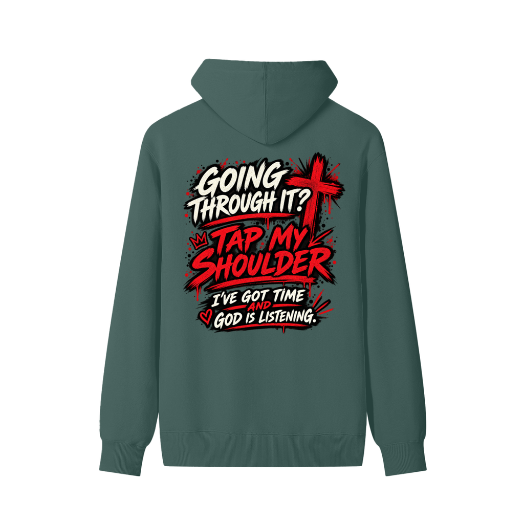 Tap My Shoulder Classic Unisex Cotton Hoodie
