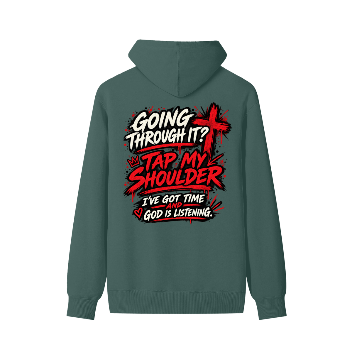 Tap My Shoulder Classic Unisex Cotton Hoodie
