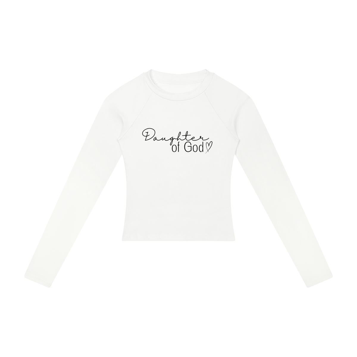 Daughter of God Women’s Slim Raglan Long Sleeve T-Shirt