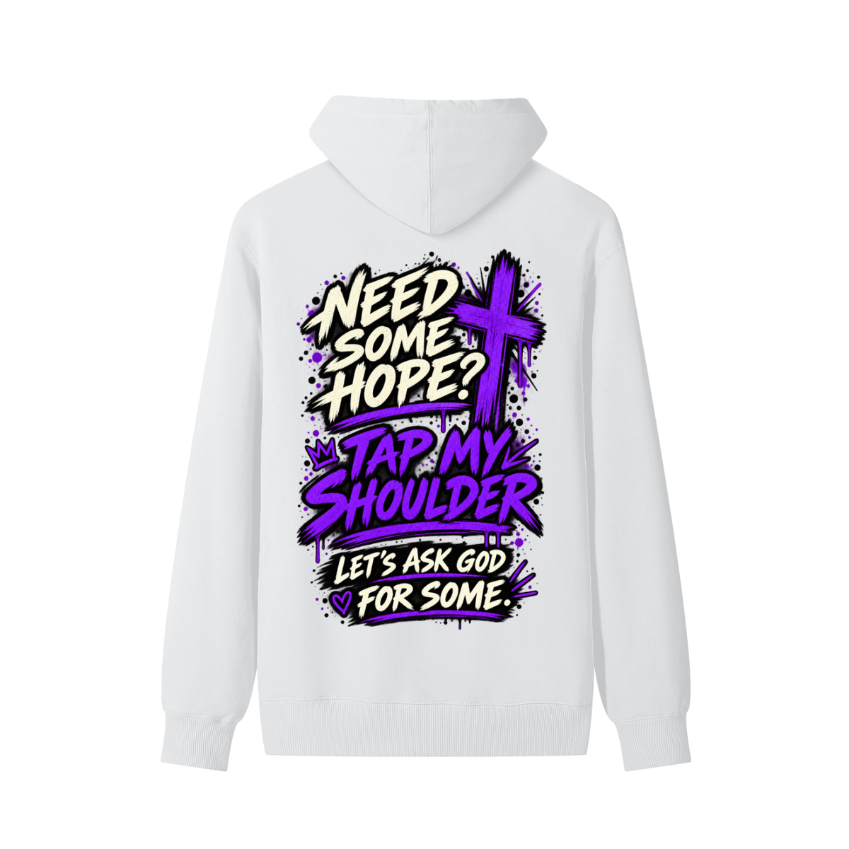 Tap My Shoulder Classic Unisex Cotton Hoodie