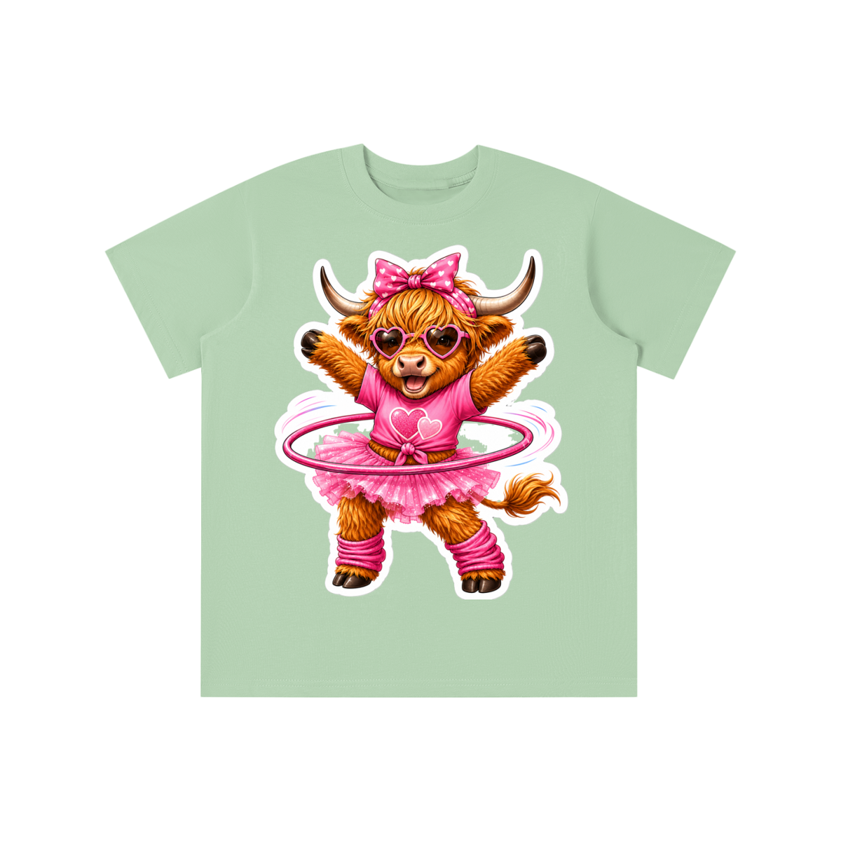 Iris' Houla Hooping Cow Essential Kids' T-shirt