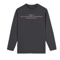 Cast Your Anxiety On Him Crew Neck Drop Shoulder Long Sleeve Shirt