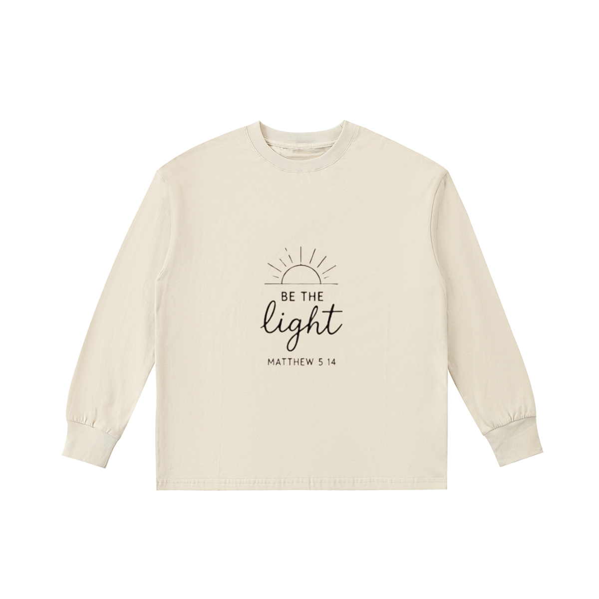 Be the Light Kids' Quick-Dry Cotton Long-Sleeve Tee