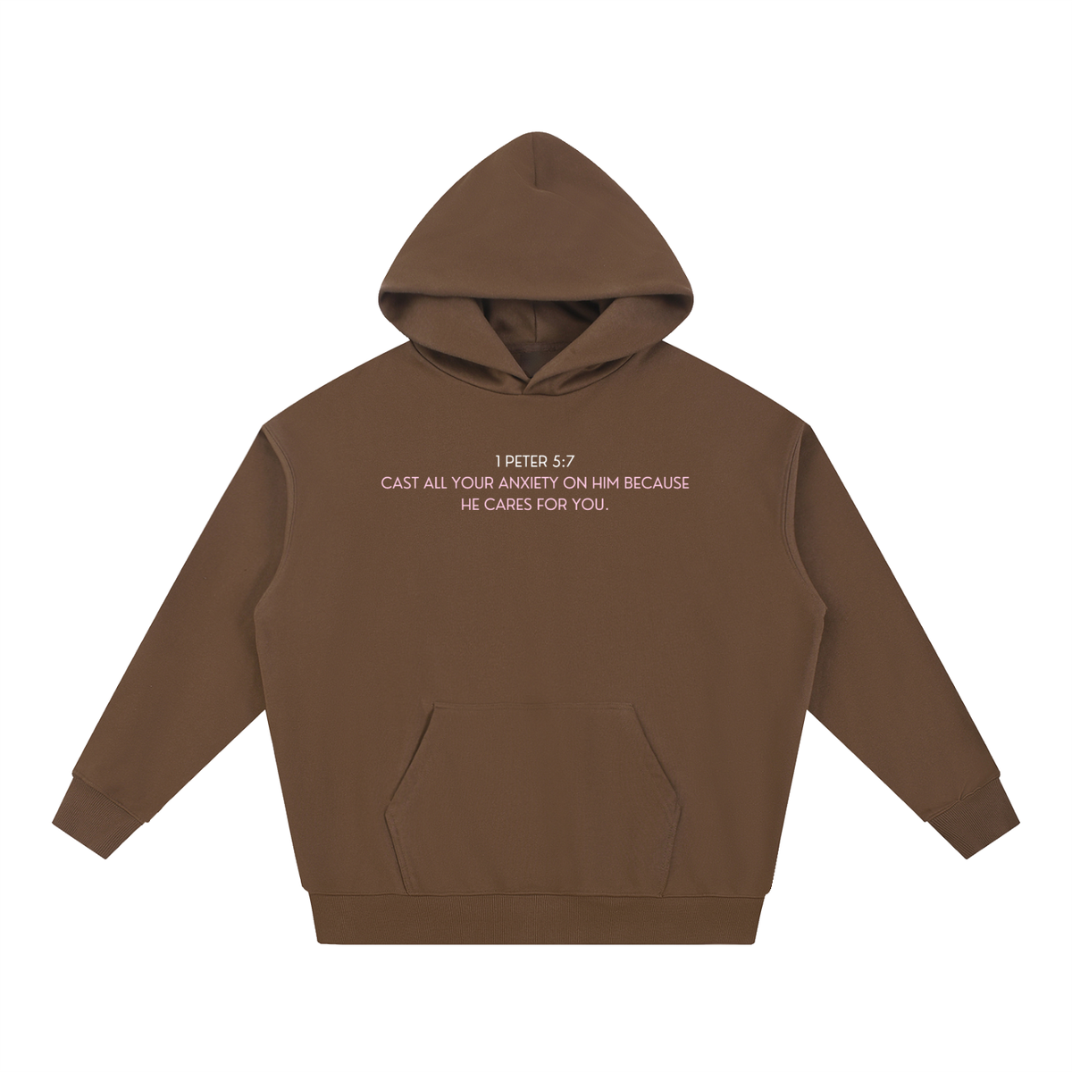 Cast Your Anxiety On Him Essential Heavyweight Hoodie
