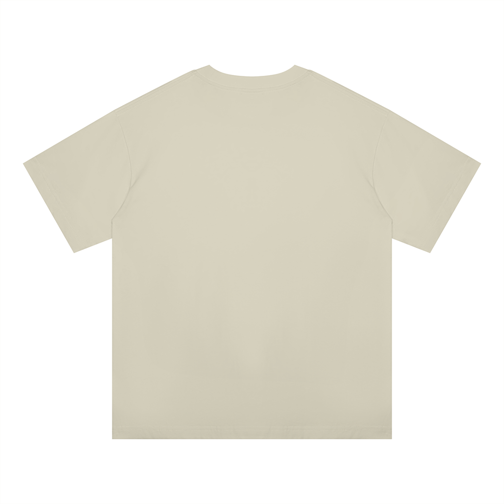 Men's Coloured Splatter Cross Oversized Drop Shoulder T-Shirt