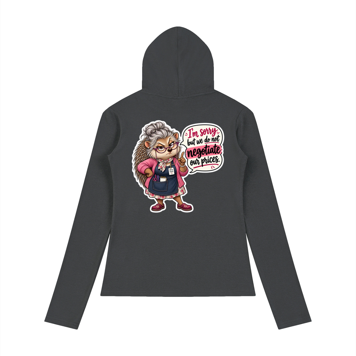 Reta's Slim Half-Button Long Sleeve T-Shirt