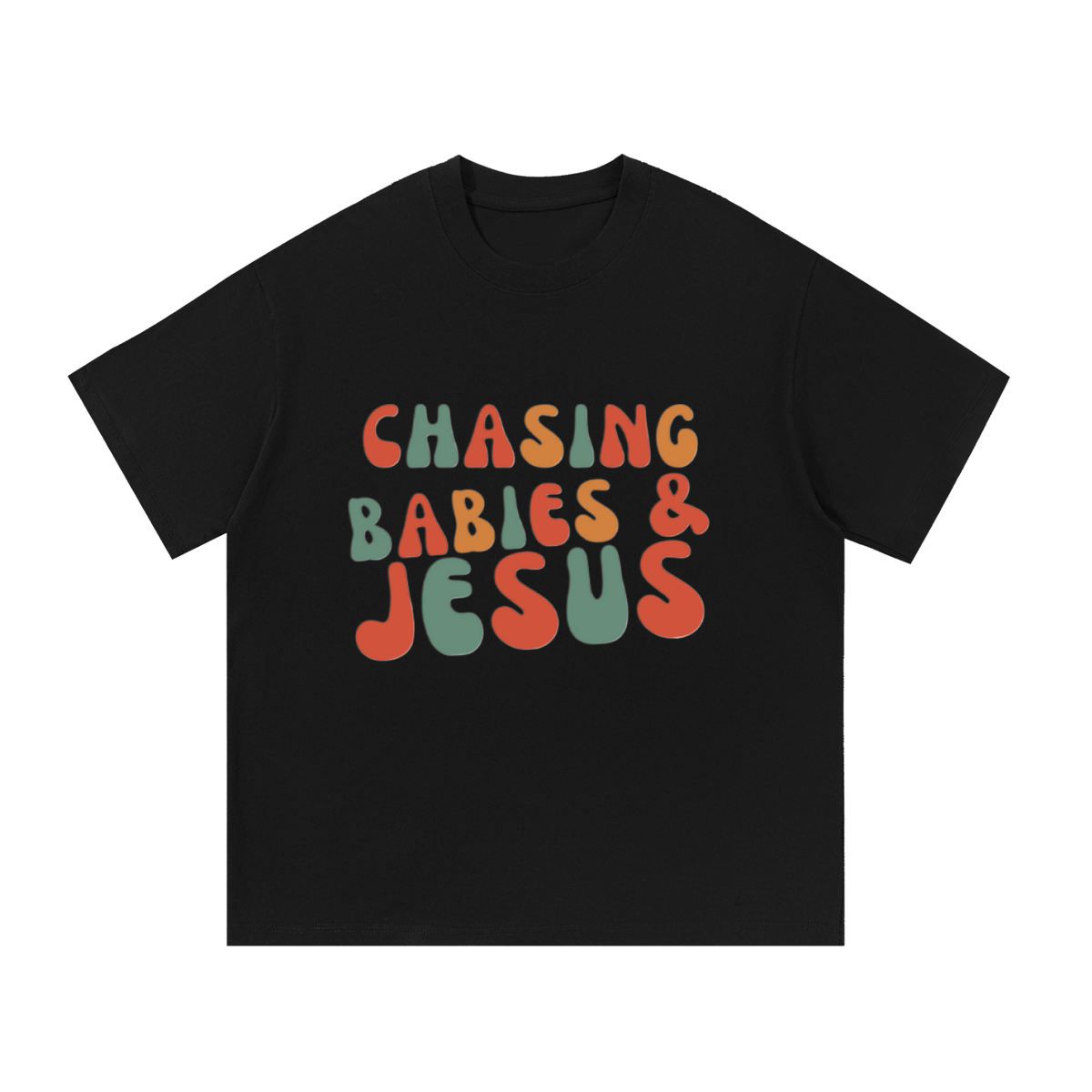 Chasing Babies & Jesus Essential Cotton T-Shirt