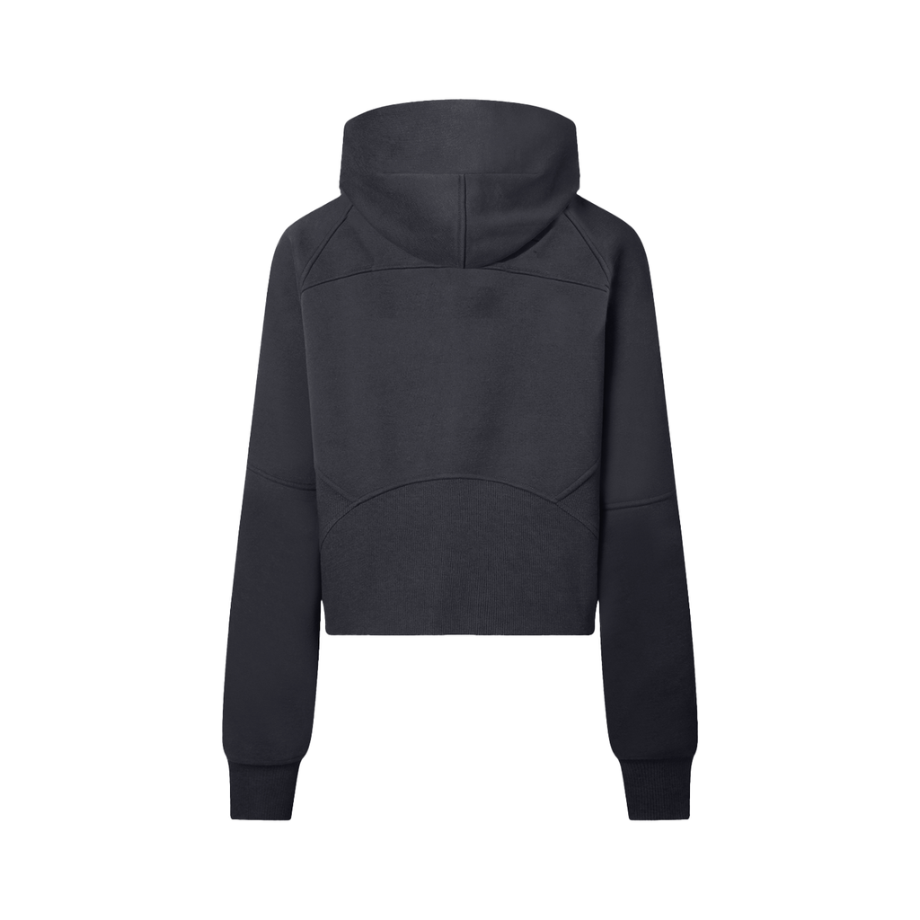 Fueled by Grace and Coffee Cropped Half-Zip Hoodie