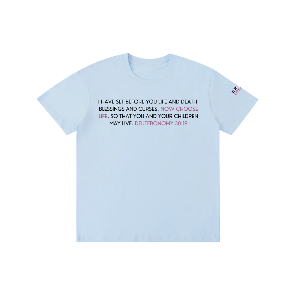 Deut 30:19 Pure Cotton Unisex T-Shirt
